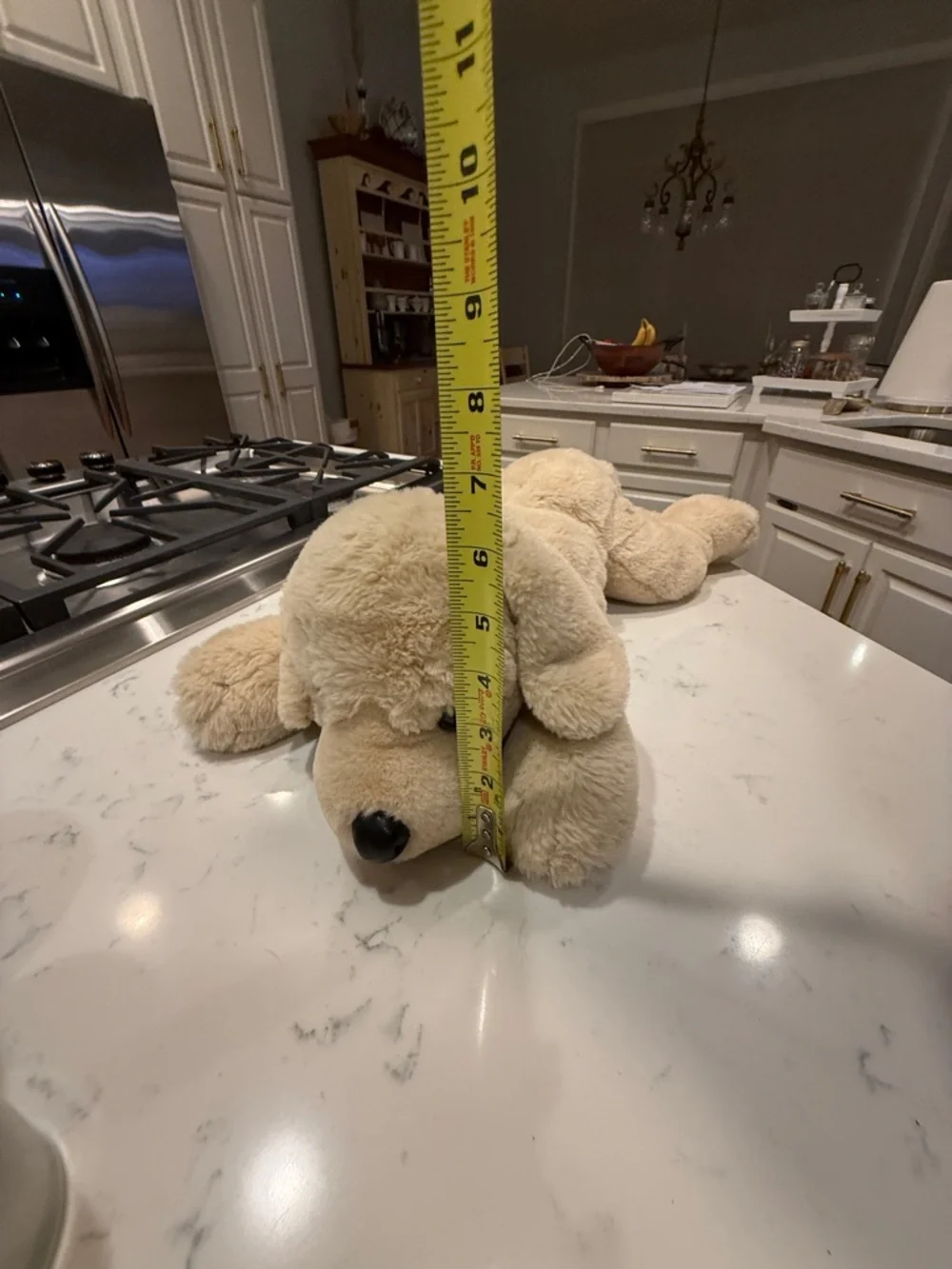 FAO Schwarz Cream Plush Golden Retriever Puppy Dog Toy 2021
